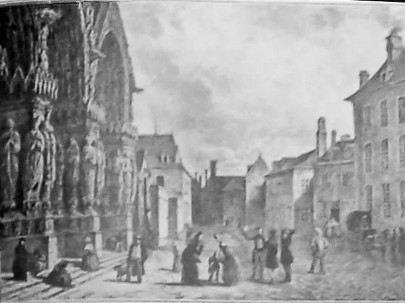 1803-Jacques Joseph Maquart - Place Luçon, Hôtel Lion d'Or Maquart